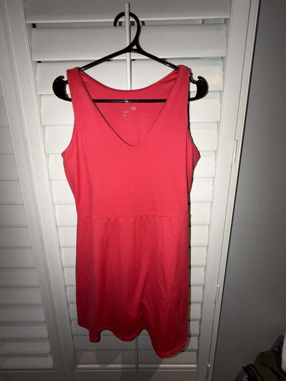 GapFit Women Red Active Dress With Built-In Shorts Size M
